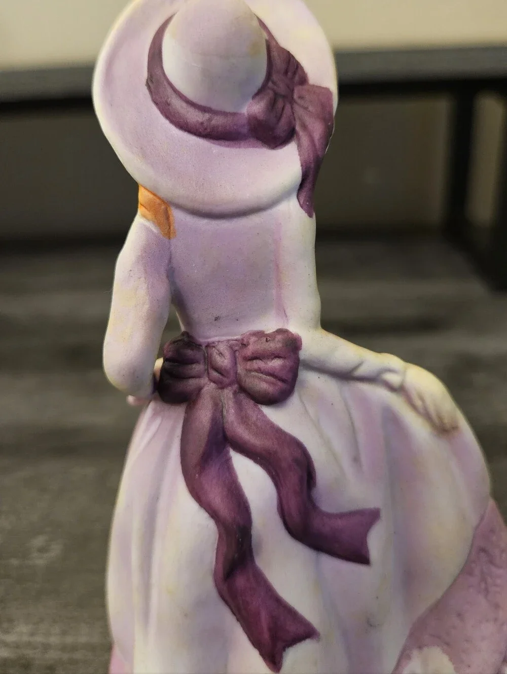 Vintage Bisque Porcelain Victorian Dancing Lady Figurines - Set of 2